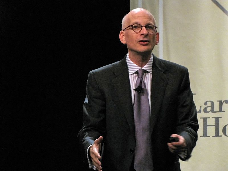 Seth Godin giving a talk